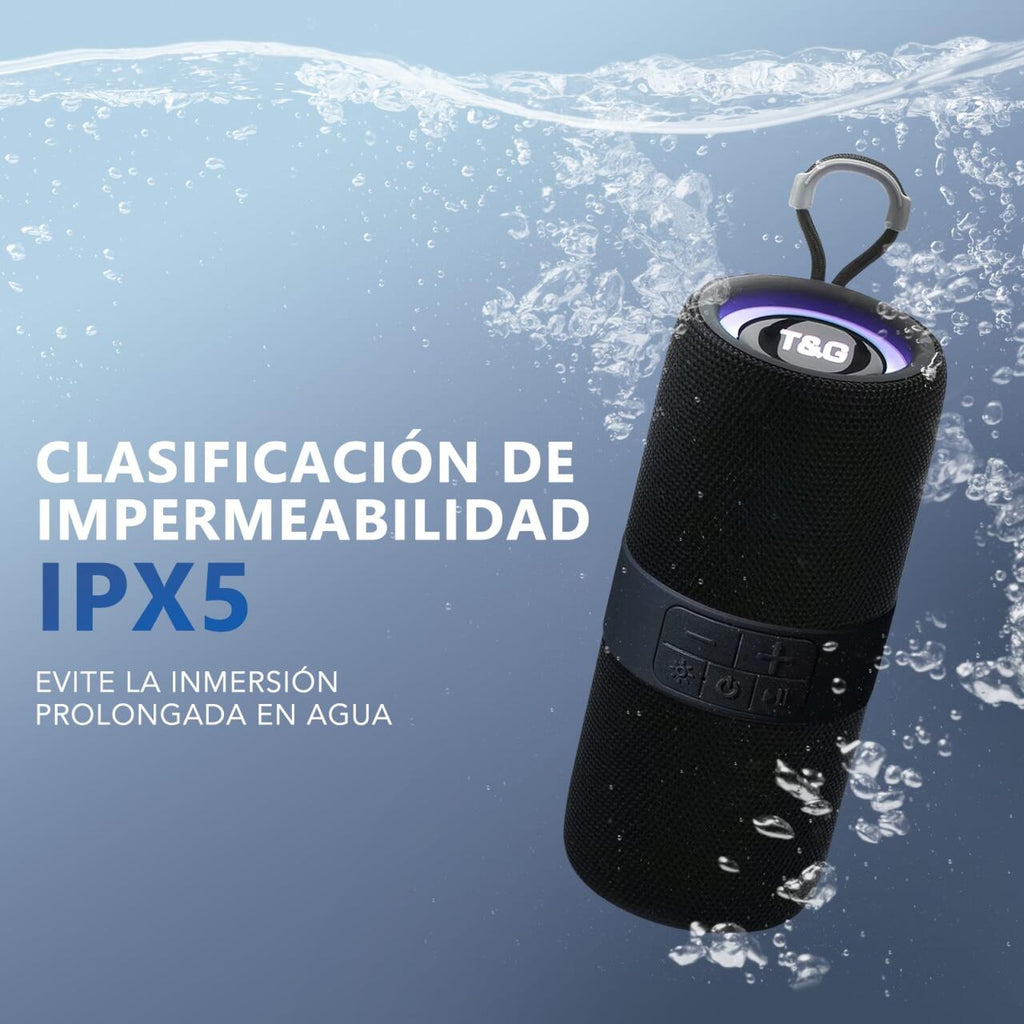 Altavoz Portátil con Luz