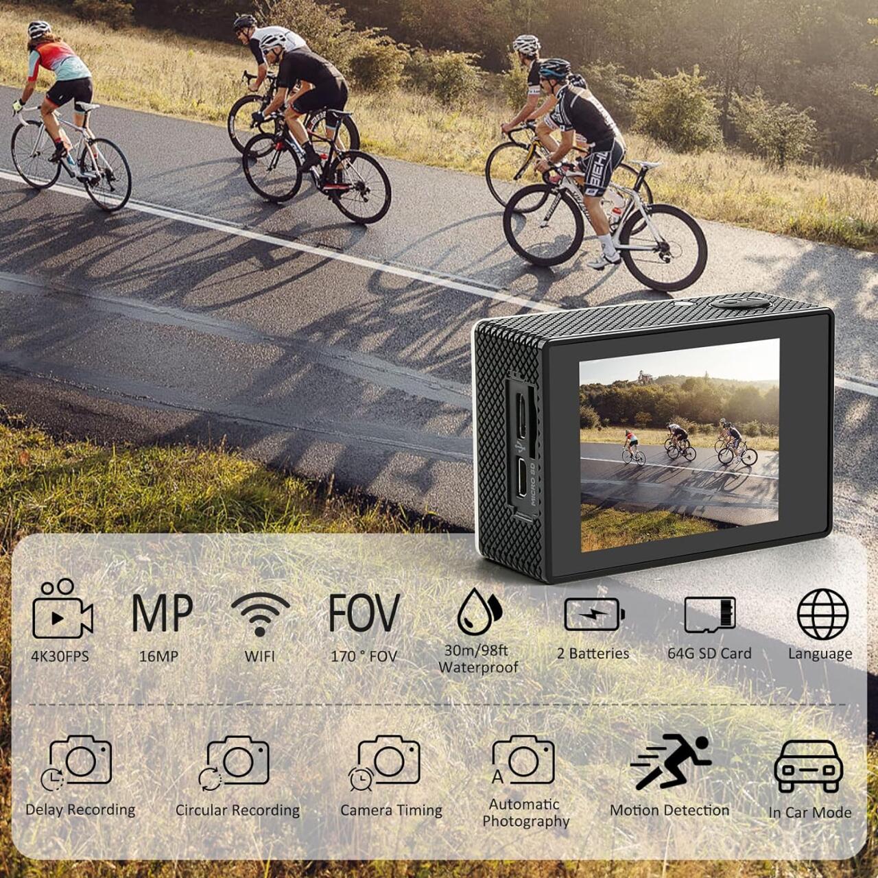 Camara Deportiva HD Acuática